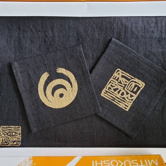 Vintage 1990 Japanese Placemats Set Mitsukoshi - Picture 3 of 10